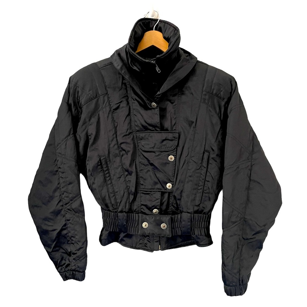 Nils Short Black Ski Jacket Small